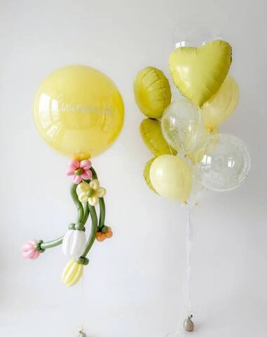 Сет гелиевых шаров Самой нежной на свете