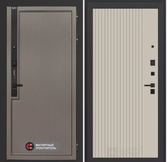 Входная дверь в квартиру Лабиринт Лаб про 1 Велютто кофе 29 Капучино