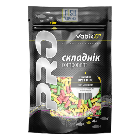 Компонент прикормки Vabik BIG PACK Гранулы фрут микс 750г (продажа от 5 шт)
