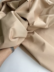 Плащовая смесовая ткань, цвет Песок