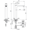 Смеситель для раковины-чаши с донным клапаном Ideal Standard Connect Air A7025AA