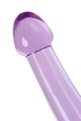 Фиолетовый фаллоимитатор Jelly Dildo M - 18 см. - 