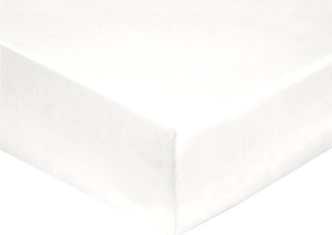 Простыня на резинке 120х190 Blanc des Vosges Jersey Blanc белая