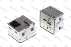 Кнопка (кнопочный модуль) MT42 RUS "-4 Этаж", квадратная, красная подсветка, Брайль.