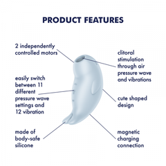 Клиторальный стимулятор Satisfyer Seal you soon (воздушная стимуляция + вибрация)