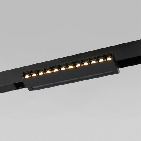 Магнитный трековый светильник Elektrostandard Slim Magnetic HL02 12W 3000K 85010/01 черный