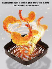 Аэрогриль Xiaomi Mi Smart Air Fryer 5.5L MAF15 Белый (BHR8238EU)