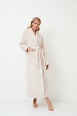 Халат женский длинный ARUELLE CALLY_Светло-бежевый