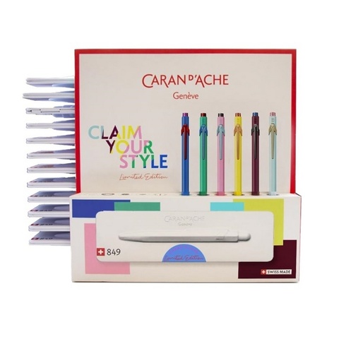 Ручка шариковая Caran d`Ache 849 Claim Your Style Edition 2 LE, Hibiscus Pink (849.536)