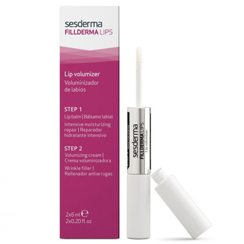 Sesderma FILLDERMA: Система для увеличения объема губ (бальзам + крем-активатор) (LIPS Lip Volumizer)