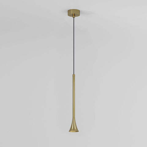 Подвесной светодиодный светильник Elektrostandard Hall 50314 LED 5W 4000K латунь