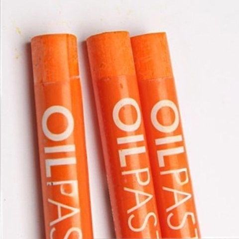 Пастель художественная масляная MUNGYO Oil Pastels Оранжевый 3 №510 (3шт)