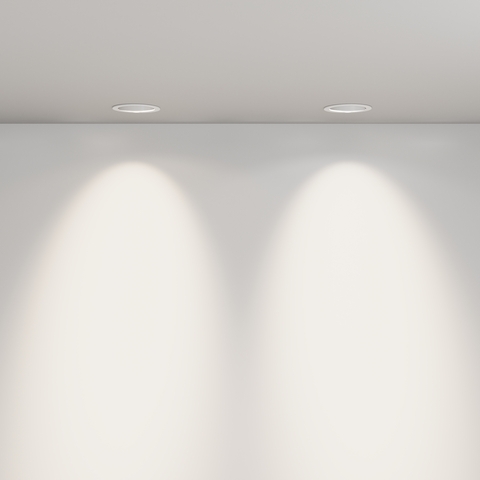 Встраиваемый светодиодный светильник Maytoni Lens DL105-12W4K-W