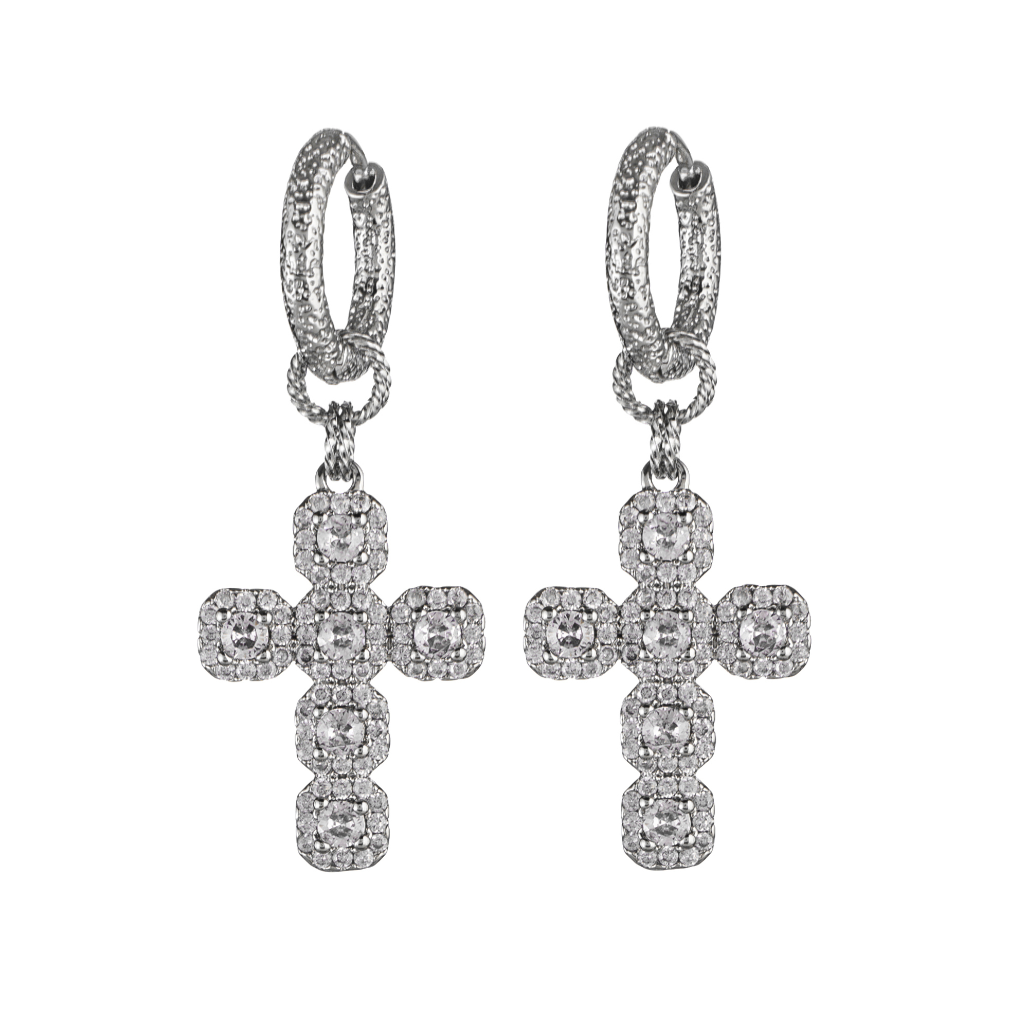 

Серьги Cross Direct Silver Crystal Earrings
