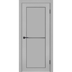Купить Межкомнатная дверь эмалит Сигма 26.1 светло-серая остеклённая