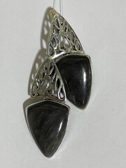 Тиара (серьги из серебра)
