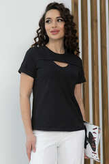 Футболка Дорис (черная) Б13352-50М LT Collection