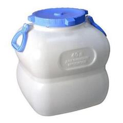 Бочка канистра пластиковая 30л квадратная с ручками С909 Гранде