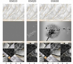 Панель ПВХ фотопечать 3D Panda Полет 2700х250 мм