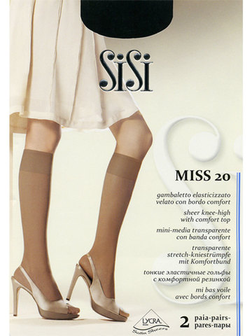 Гольфы Miss 20 (2 пары) Sisi
