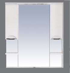 Зеркало-шкаф MISTY София - 120 (свет) белая эмаль