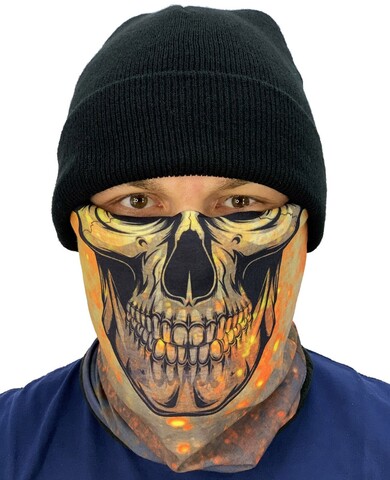Картинка шарф-труба Skully Wear Tube fleece skull S18 - 1