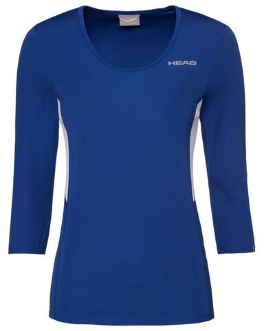 Женская теннисная футболкаHead Club Tech 3/4 Shirt W - royal blue
