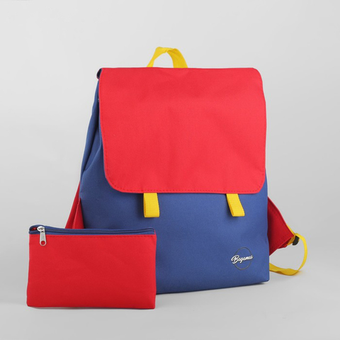 Рюкзак детский синий/красный