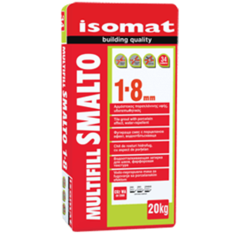 Isomat Multifill Smalto 1-8/Изомат Мультифил Смальто 1-8 затирка для плитки