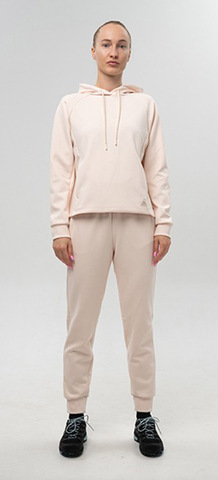 Костюм спортивный Nordski Rest Beige W с капюшоном женский