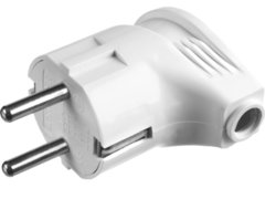 STAYER MAXElectro, белая, 16 А/220 В, 1300 Вт, угловая вилка (55161-W)