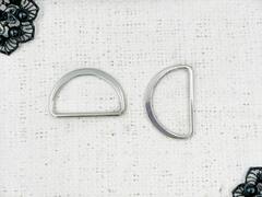 Полукольцо металлическое, ш. 4 см, никель