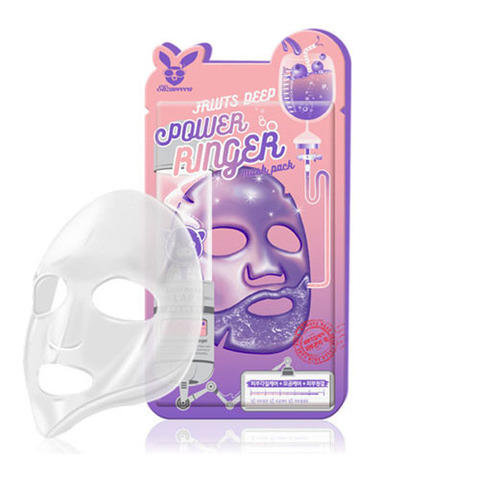 Elizavecca Fruits Vita Deep Power Ring Mask Pack - Тонизирующая фруктовая тканевая маска для лица