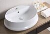 BelBagno BB1399 Раковина керамическая накладная овальная 570x430x160