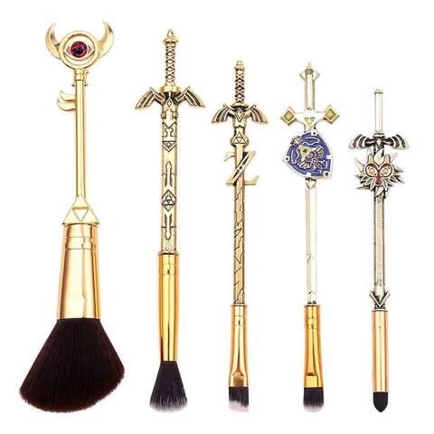 Fırça dəsti \ brush set Harry Potter gold pink