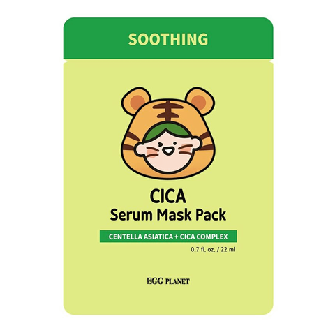 Daeng Gi Meo Ri Egg Planet Cica serum mask pack Маска на тканевой основе успокаивающая с центеллой азиатской