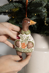 Керамическая елочная игрушка 