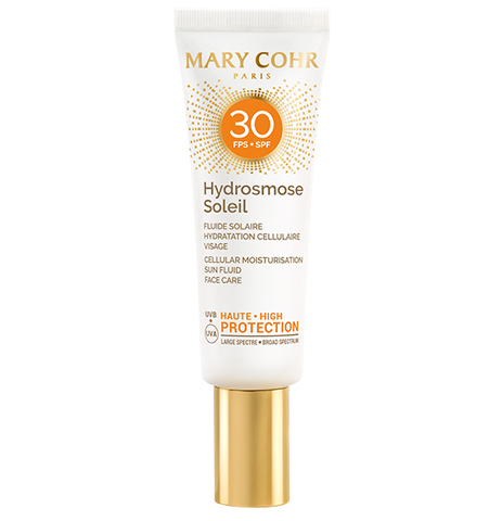 Эмульсия для лица SPF 30 увлажняющая солнцезащитная Mary Cohr HYDROSMOSE SOLEIL – FLUIDE SOLAIRE HYDRATATION CELLULAIRE VISAGE SPF 30, 30 мл.