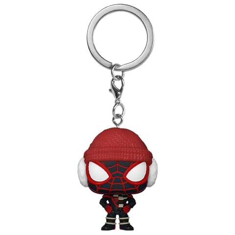 Брелок Funko POP! Marvel Games. Miles Morales: Miles Morales (Winter Suit)