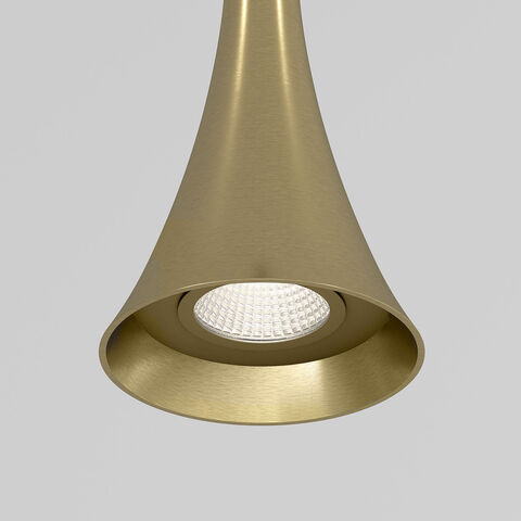 Подвесной светодиодный светильник Elektrostandard Hall 50314 LED 5W 4000K латунь