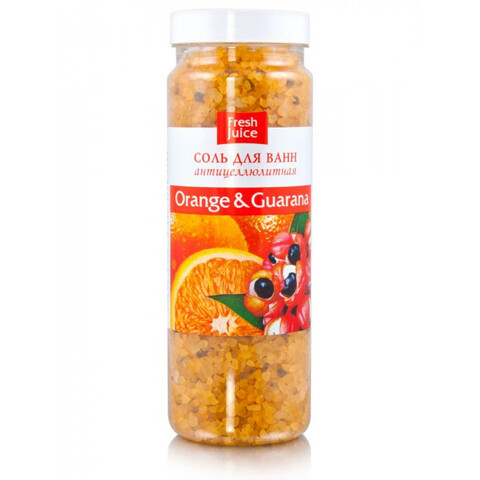 Vanna üçün duz \ Соль для ванн Fresh Juice Orange & Guarana 700 г