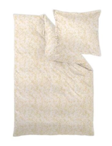 Постельное белье 2 спальное евро Curt Bauer Cosy 9025 honey желтое