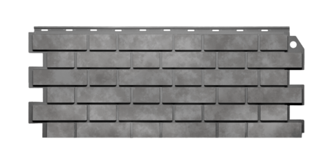 Фасадная панель Fineber Клинкерный кирпич 3D Бежево-серый