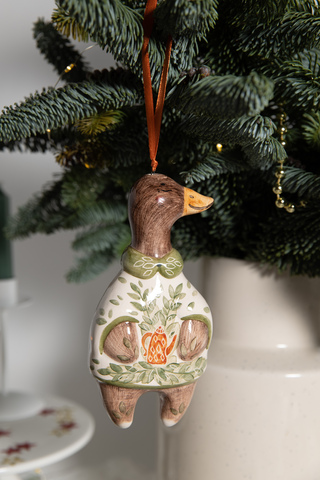 Керамическая елочная игрушка 