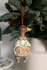 Керамическая елочная игрушка 