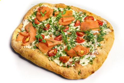 Римская сендвич-пицца с Лососем