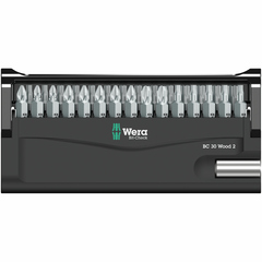 Набор бит Wera  Bit-Check 30 Wood 2 SB 05057438001