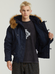 Парка Alpha Industries N-2B Replica Blue (Синяя)