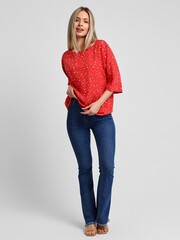 Блузка Долина-3 Виотекс КРАСНЫЙ