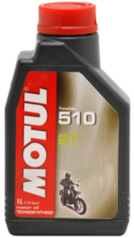 Моторное масло полусинтетика Motul 510 2T 1л для мотоцикла